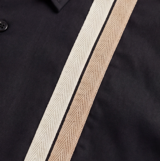 Black Asymmetrical Designer Shirt