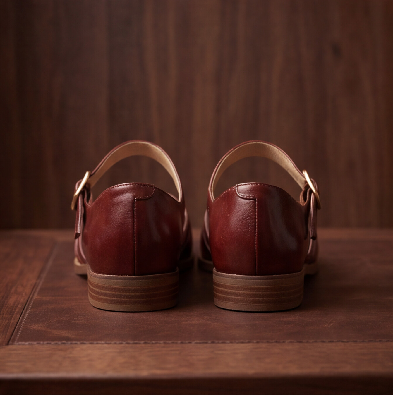 Tan Handmade Slip-On Shoes