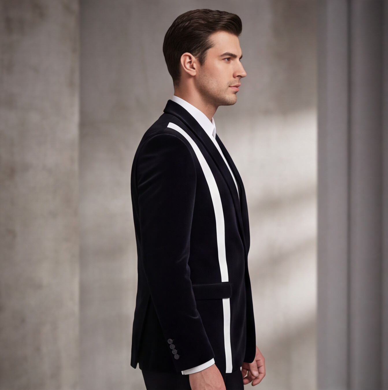 Black Velvet Designer Blazer