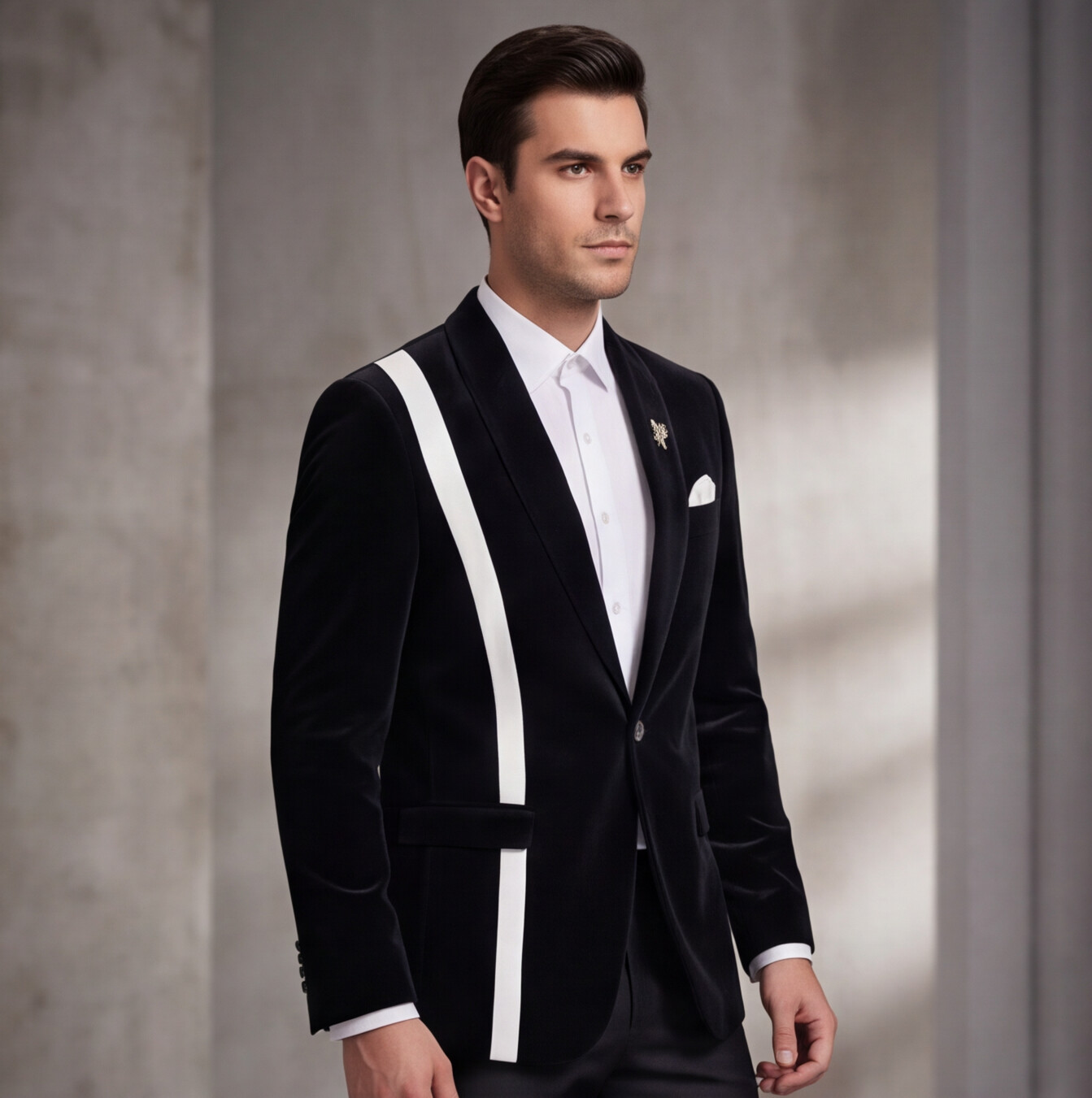 Black Velvet Designer Blazer
