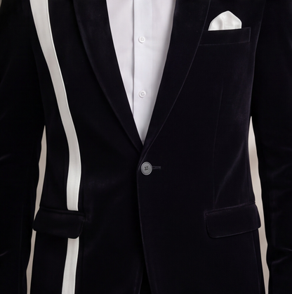 Black Velvet Designer Blazer