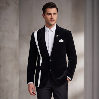 Black Velvet Designer Blazer