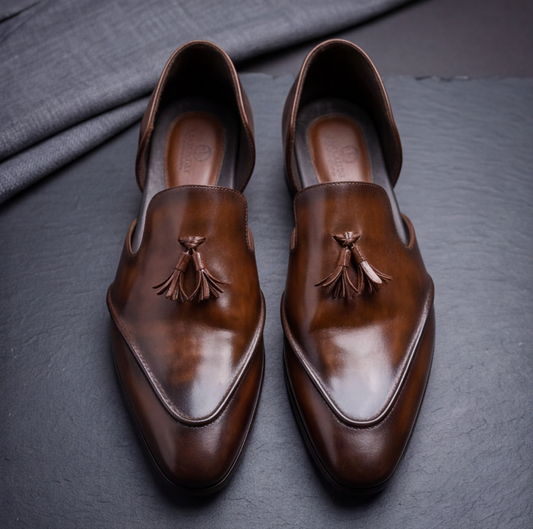 Brown Handmade Peshawari Shoes