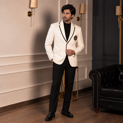 White & Black Designer Blazer