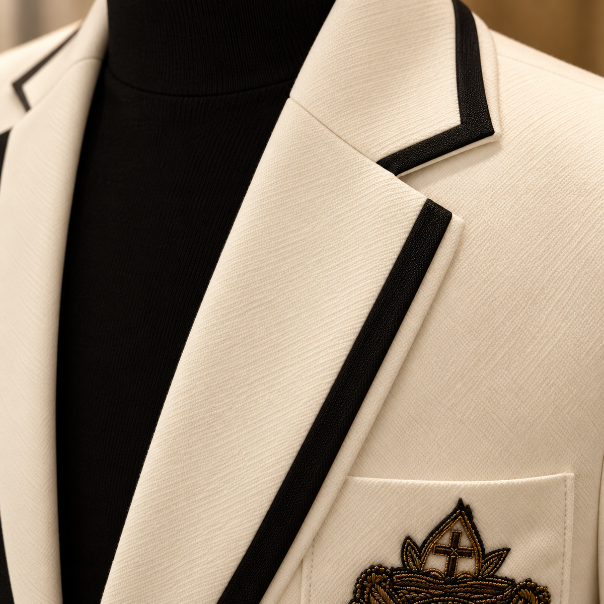 White & Black Designer Blazer