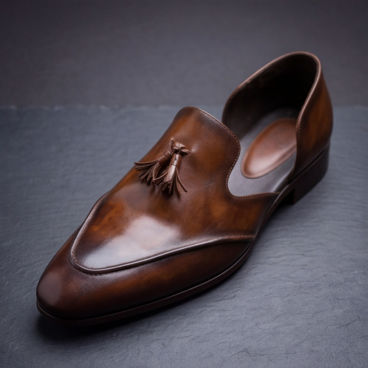 Brown Handmade Peshawari Shoes
