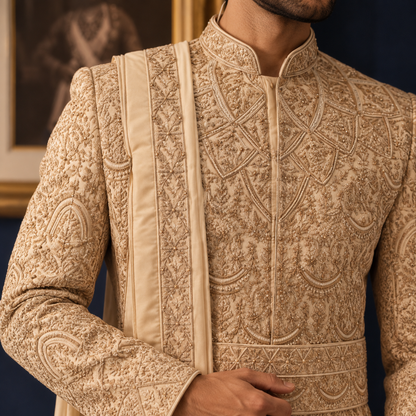 BA1 Embroidered Sherwani