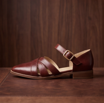 Tan Handmade Slip-On Shoes