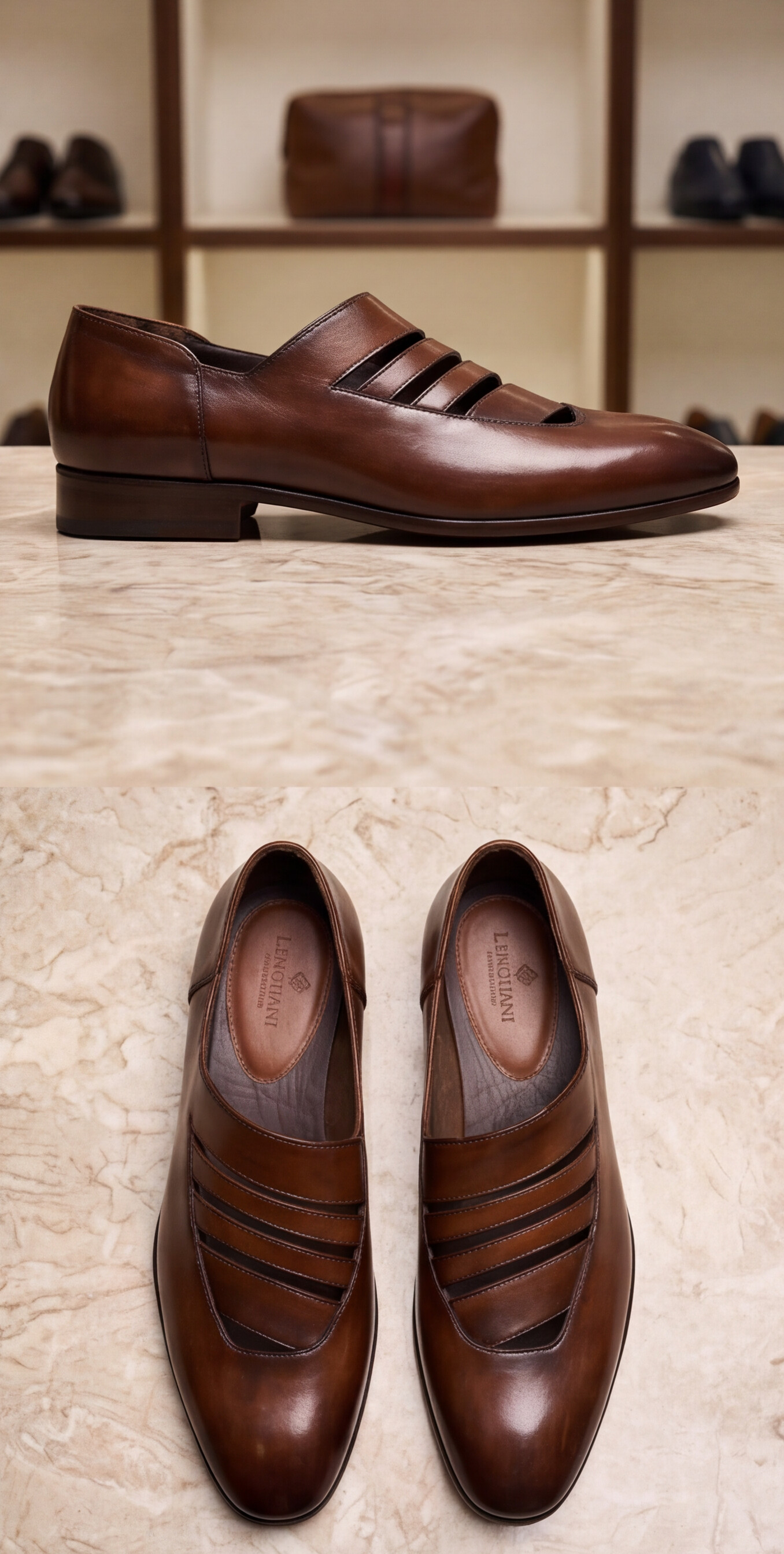 Brown Handmade Peshawari Shoes