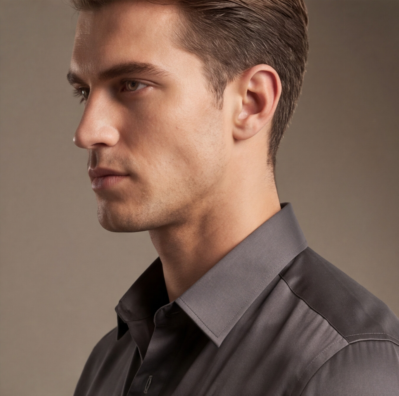 Black King Face Motif Designer Shirt