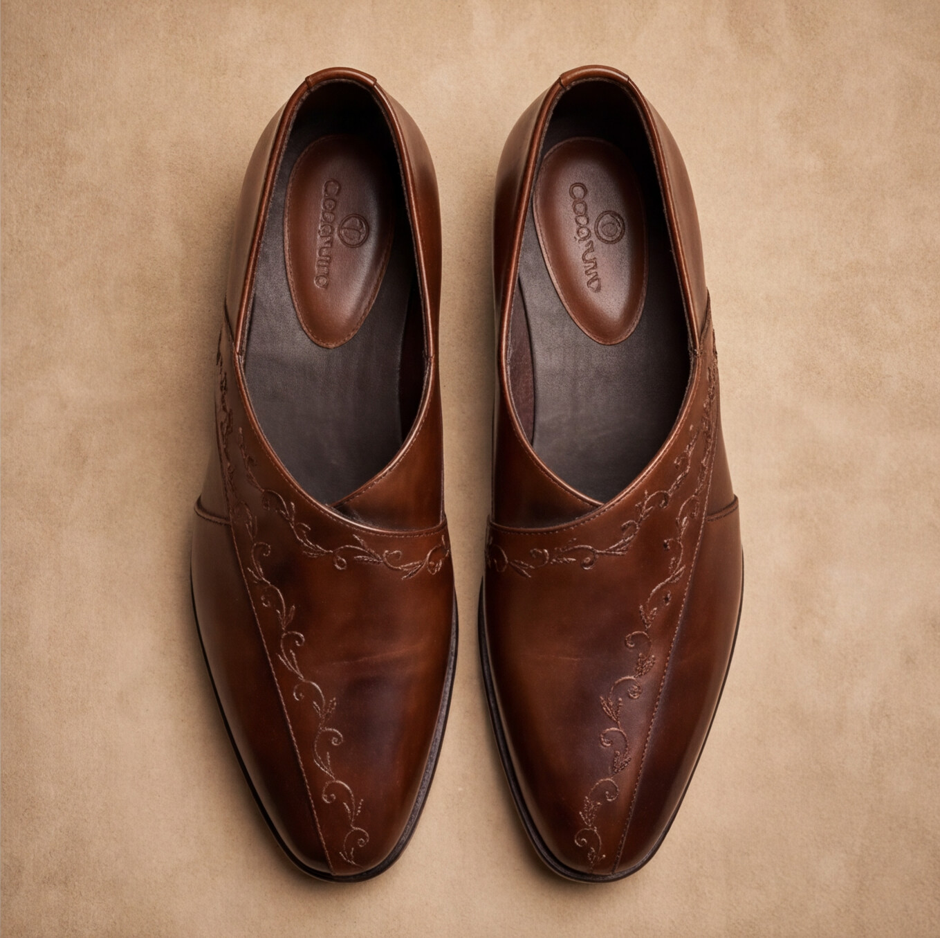 Brown Handmade Peshawari Shoes