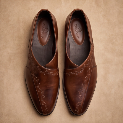 Brown Handmade Peshawari Shoes