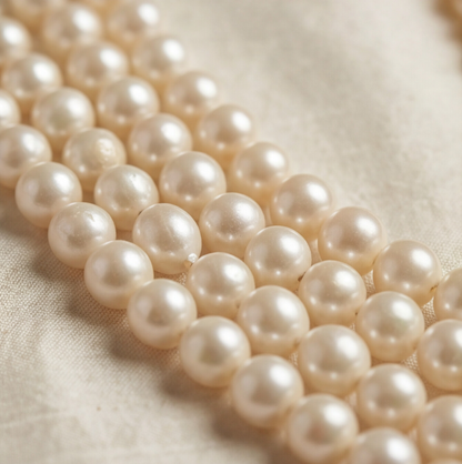 Green Pearl Layered Men's Necklace