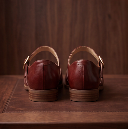 Tan Handmade Slip-On Shoes
